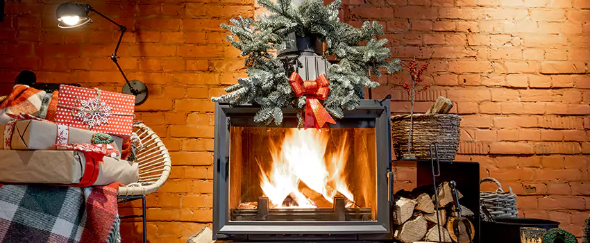 Travis Industries Linear Gas Fireplace Installation in Greenbelt, Maryland