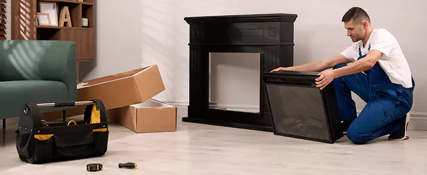 Old Rusted Metal Fireplace Repair And Replacement in Greenbelt, MD